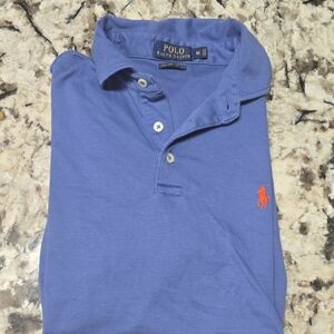 Ralph Lauren Blue Pima Soft Touch Polo Size M GREAT condition.